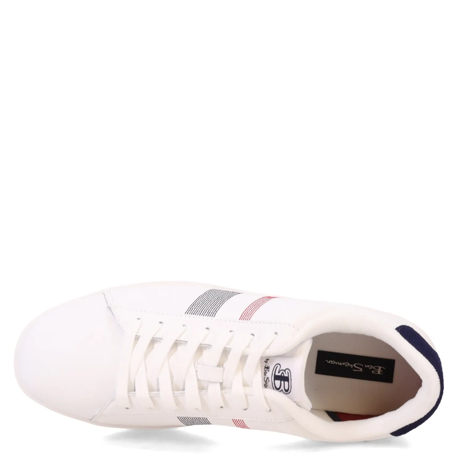 Fashion & Street*Ben Sherman Men's , Boxwell Sneaker White/Navy/Red
