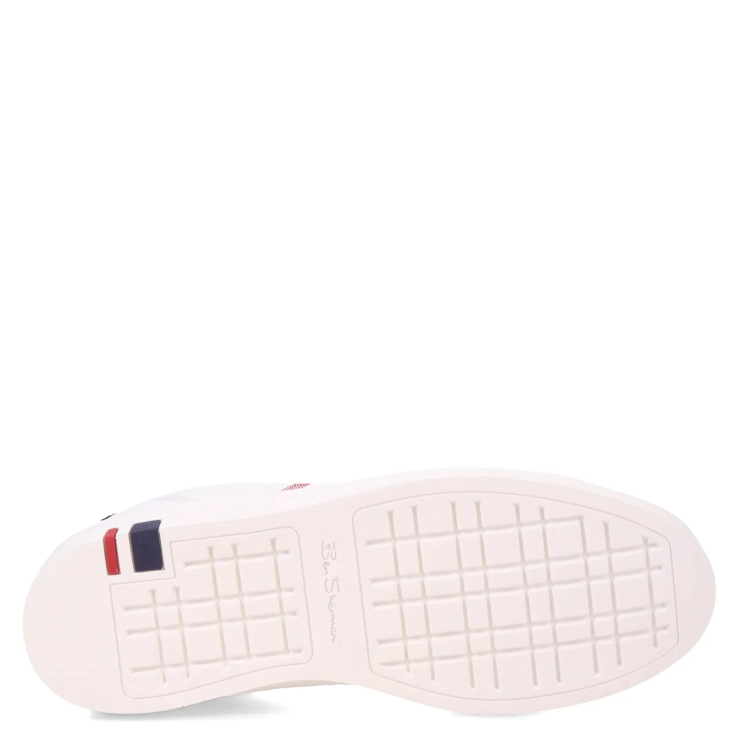 Fashion & Street*Ben Sherman Men's , Boxwell Sneaker White/Navy/Red