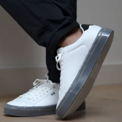 Sneakers & Athletics*Ben Sherman Men's , Crowley Sneaker White/Alloy/Black
