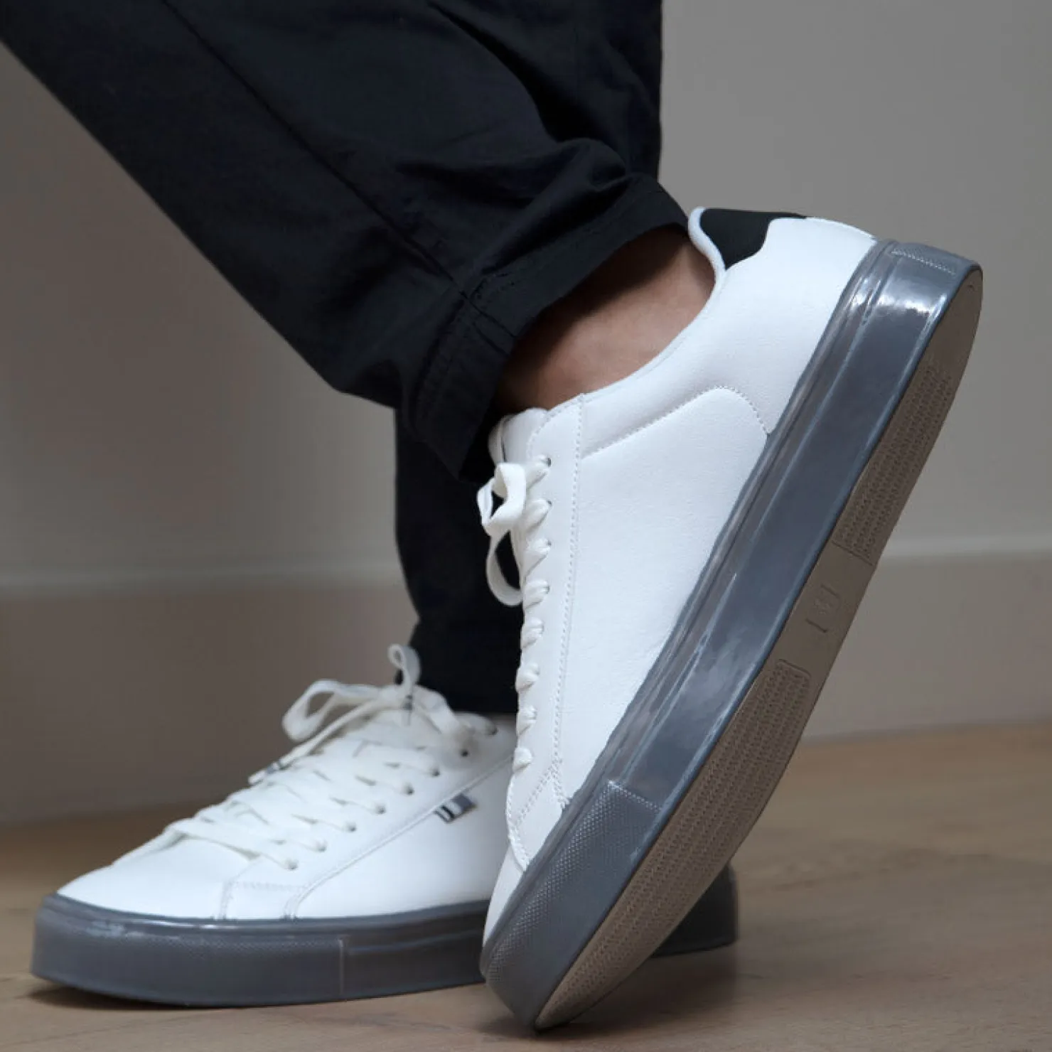 Sneakers & Athletics*Ben Sherman Men's , Crowley Sneaker White/Alloy/Black
