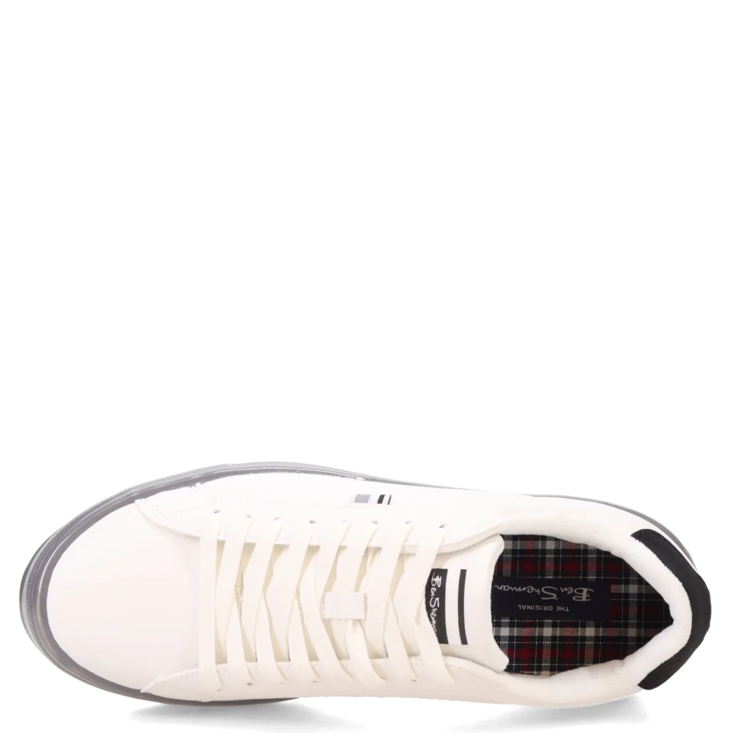 Sneakers & Athletics*Ben Sherman Men's , Crowley Sneaker White/Alloy/Black