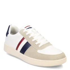 Fashion & Street*Ben Sherman Men's , Hyde Sneaker White/Beige/Navy/Red