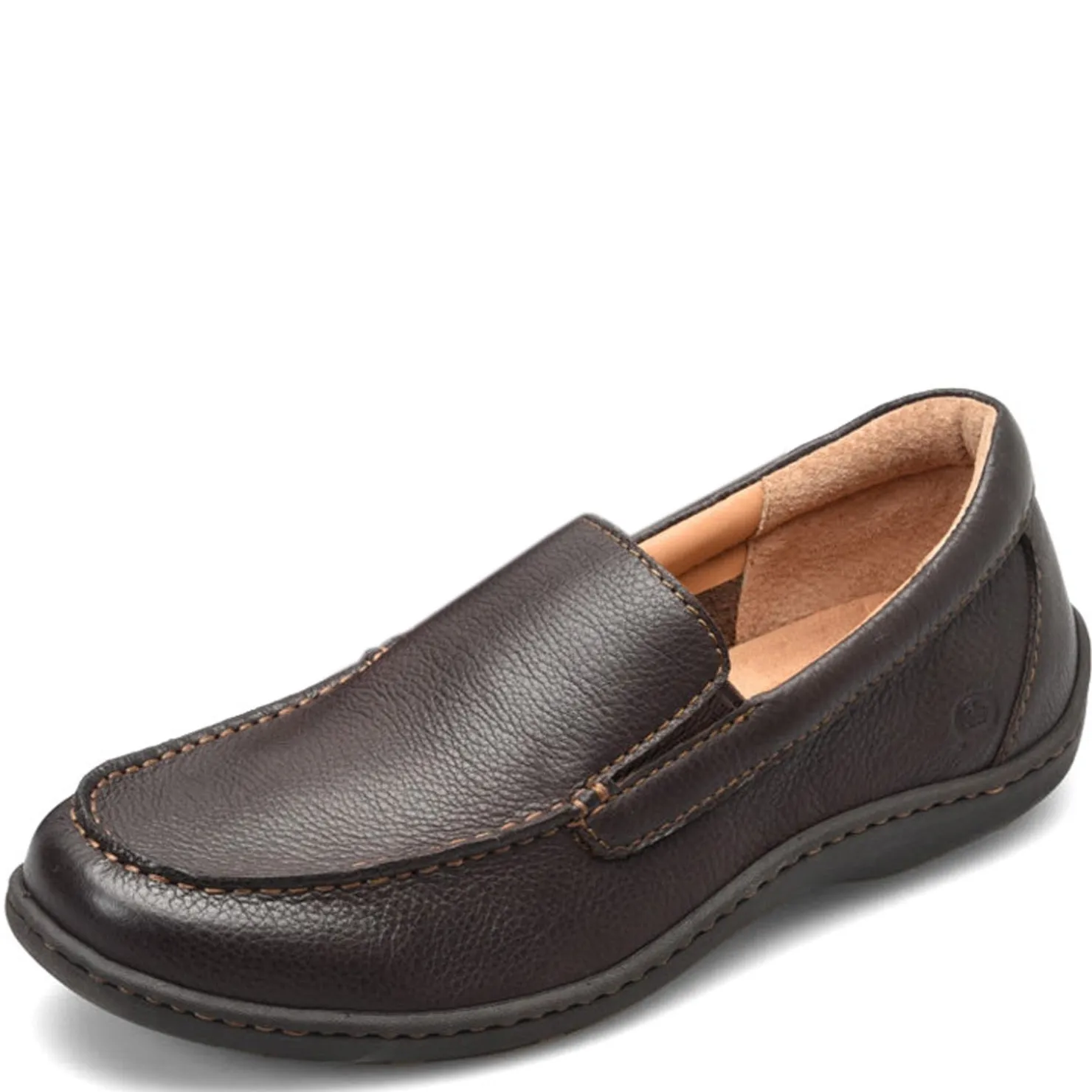 Slip-On Shoes*Born Men's , Brompton II Loafer Dark Brown