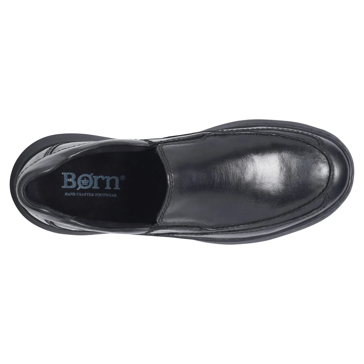 Loafers*Born Men's , Cambridge Slip-On Black