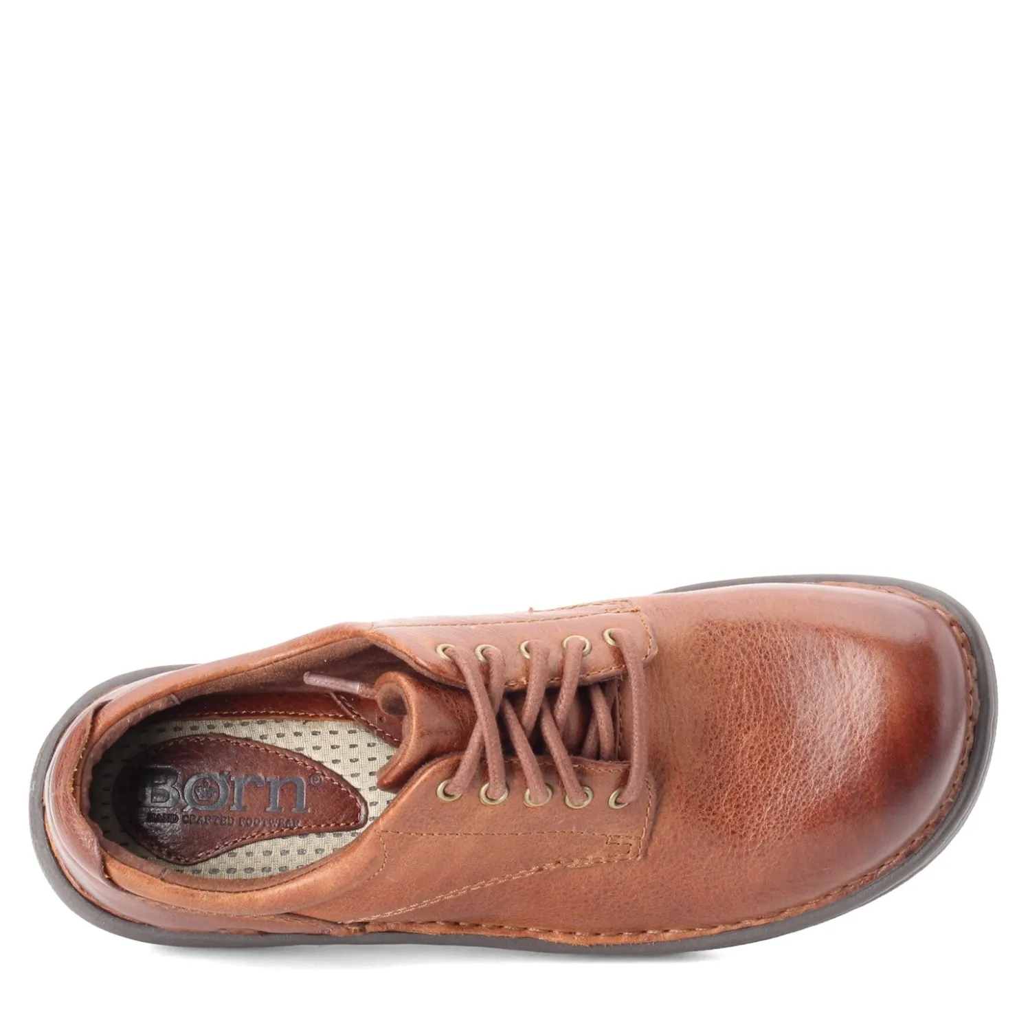 Dress*Born Men's , Hutchins III Oxford Dark Tan