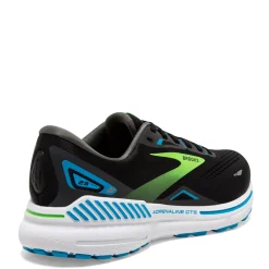 Running*Brooks Men's , Adrenaline GTS 23 Running Shoe Black/Blue/Green