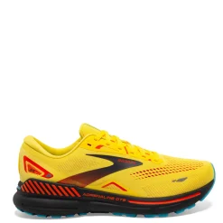 Running*Brooks Men's , Adrenaline GTS 23 Running Shoe Yellow/Foraged Iron/Orange