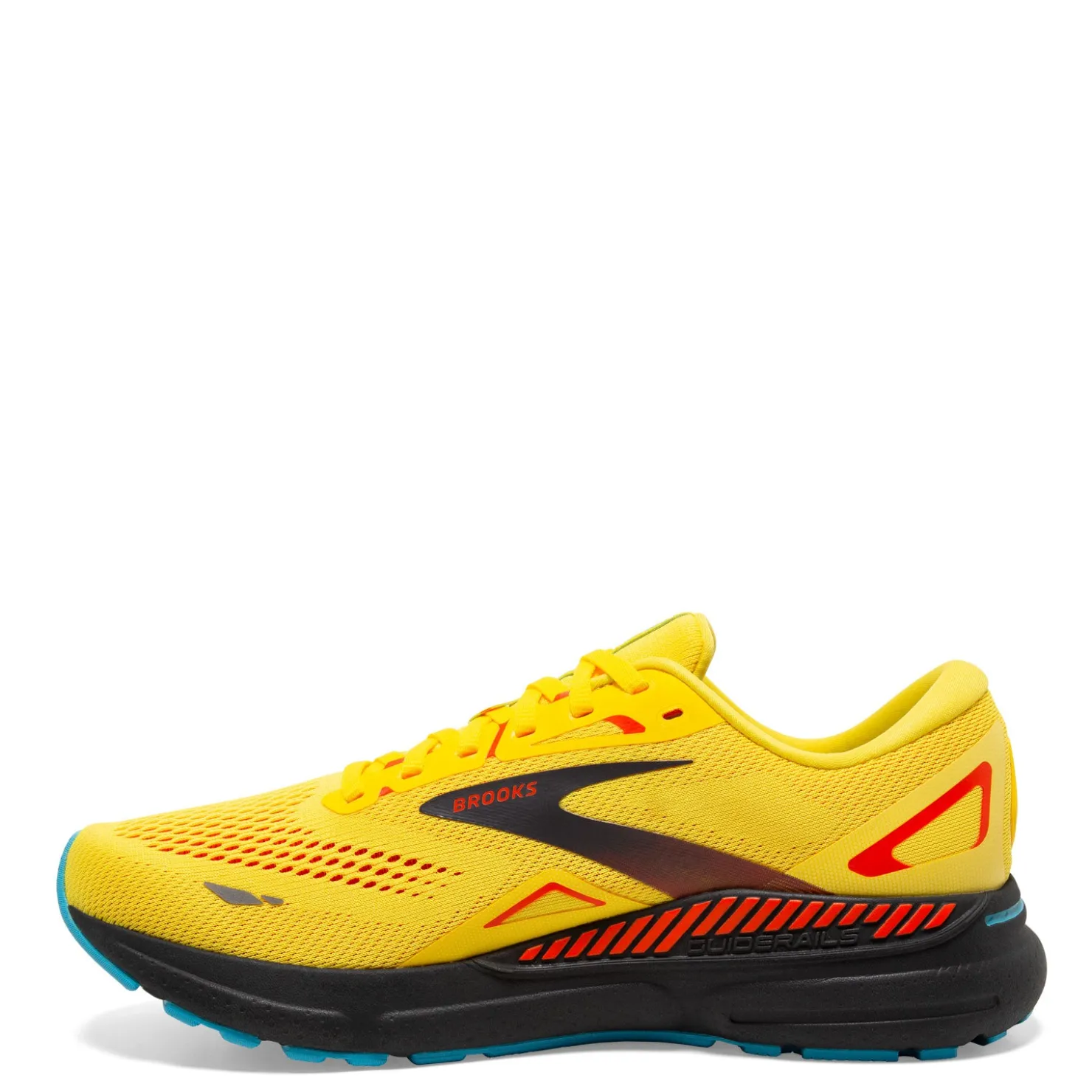 Running*Brooks Men's , Adrenaline GTS 23 Running Shoe Yellow/Foraged Iron/Orange