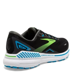 Running*Brooks Men's , Adrenaline GTS 23 Running Shoe - Wide Width Black Blue Green