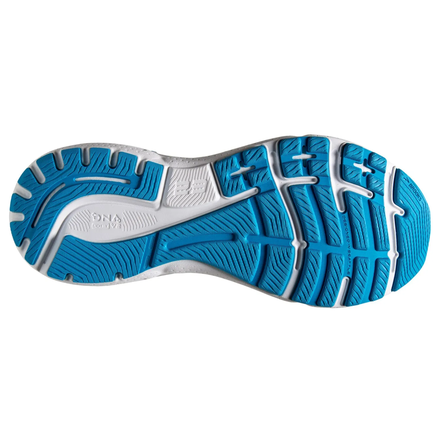 Running*Brooks Men's , Adrenaline GTS 23 Running Shoe - Wide Width Black Blue Green