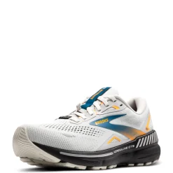Running*Brooks Men's , Adrenaline GTS 23 GTX Running Shoe Oyster Mushroom/Orange/Blue