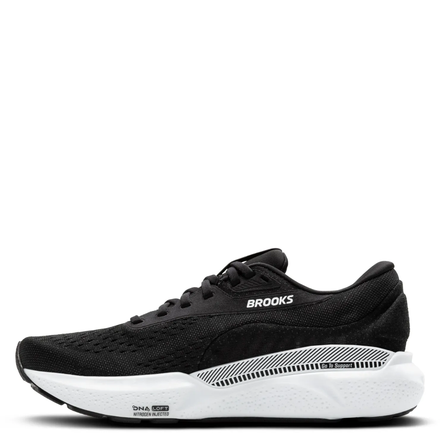 Running*Brooks Men's , Adrenaline GTS 24 Running Shoe - Wide Width Black/White