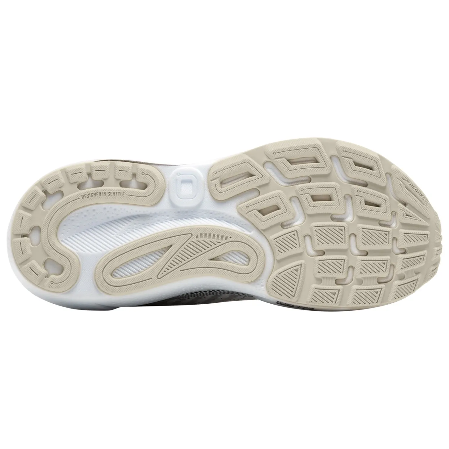 Running*Brooks Men's , Adrenaline GTS 24 Running Shoe - Wide Width White/Black/Pelican