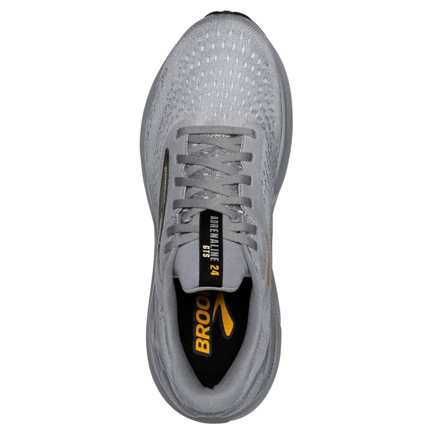 Running*Brooks Men's , Adrenaline GTS 24 Running Shoe - Extra Wide Width Alloy/White/Gold Fusion