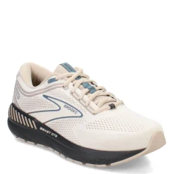 Running*Brooks Men's , Beast GTS 23 Running Shoe Chateau Grey/White Sand/Blue
