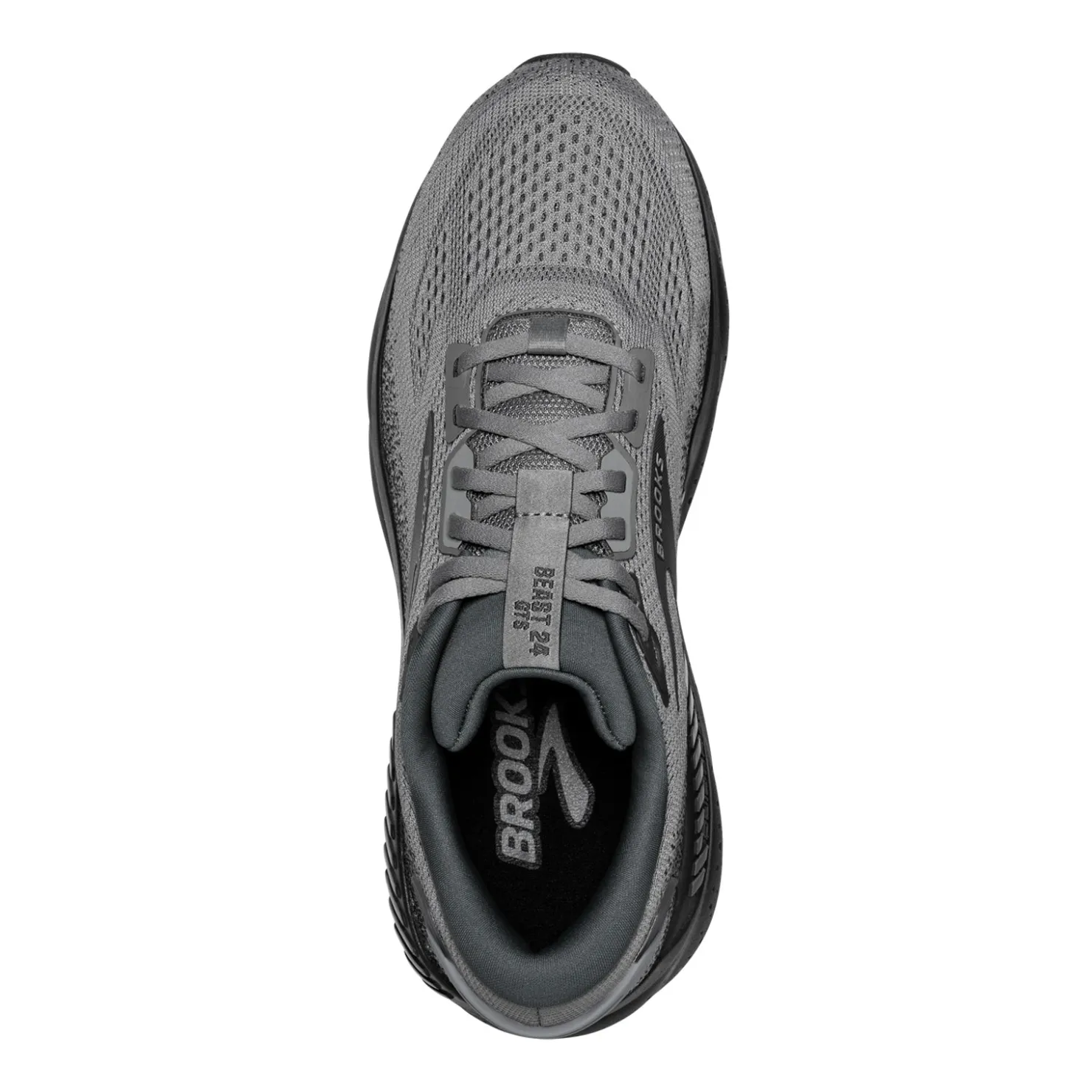 Running*Brooks Men's , Beast GTS 24 Running Shoe Primer Grey/Ebony