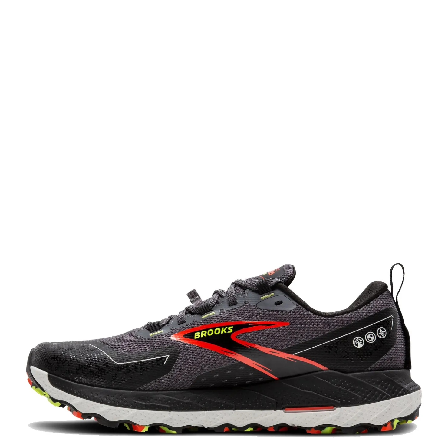 Sneakers & Athletics*Brooks Men's , Cascadia 18 GTX Trail Running Shoe Blackened Pearl/Black/Tomato