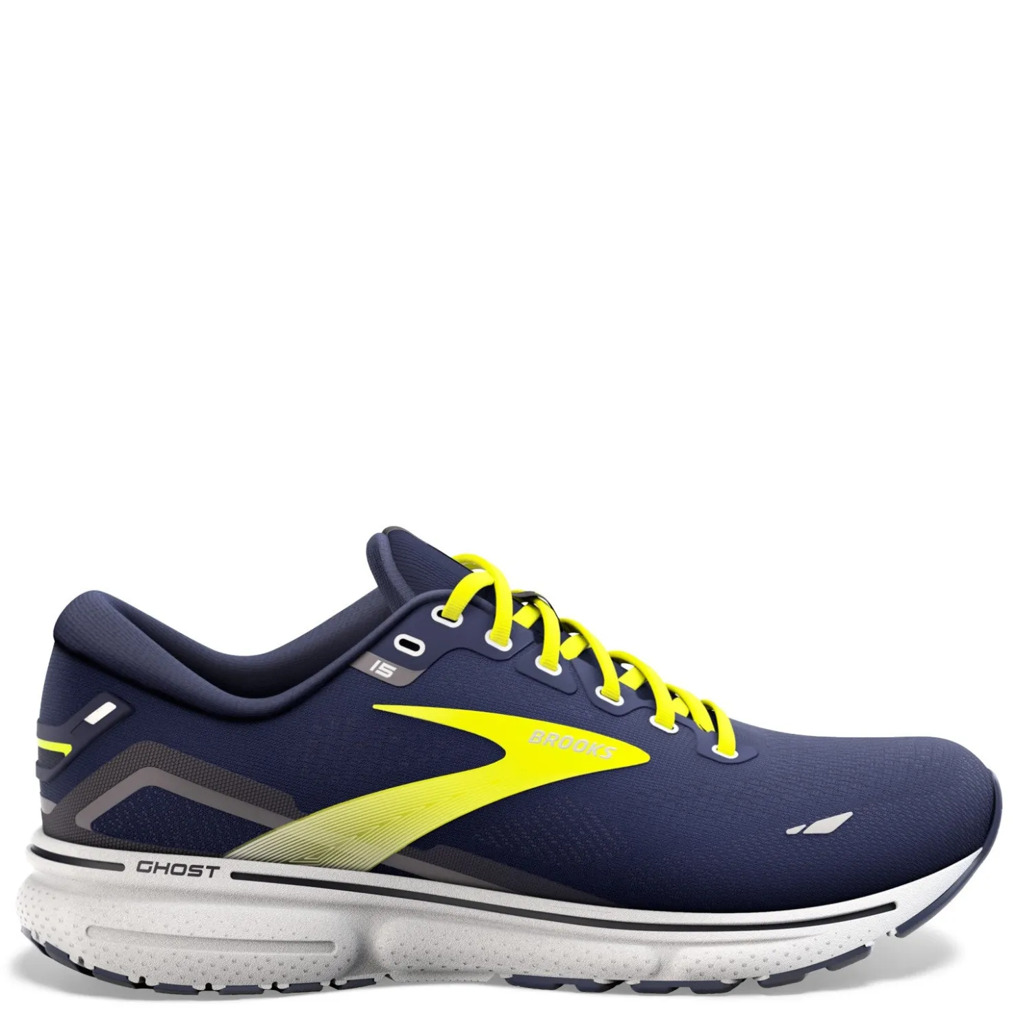 Running*Brooks Men's , Ghost 15 Running Shoe Peacoat/Nightlife