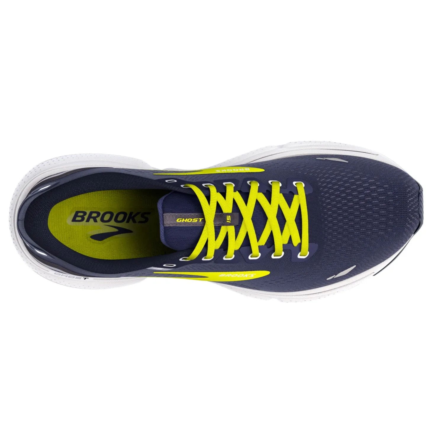 Running*Brooks Men's , Ghost 15 Running Shoe Peacoat/Nightlife