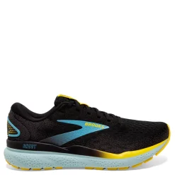 Running*Brooks Men's , Ghost 16 Running Shoe Black/Forged Iron/Blue
