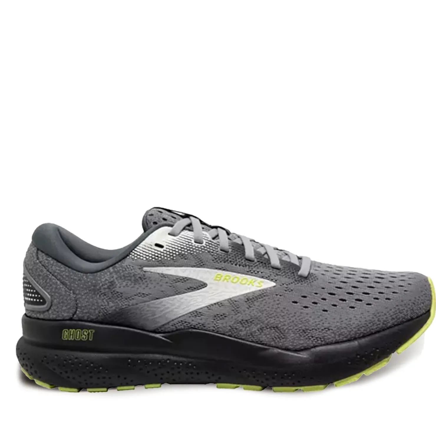 Running*Brooks Men's , Ghost 16 Running Shoe Primer/Grey/Lime