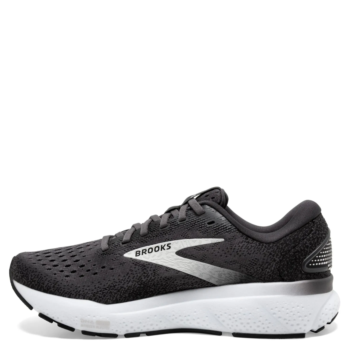 Running*Brooks Men's , Ghost 16 Running Shoe Black/Grey/White