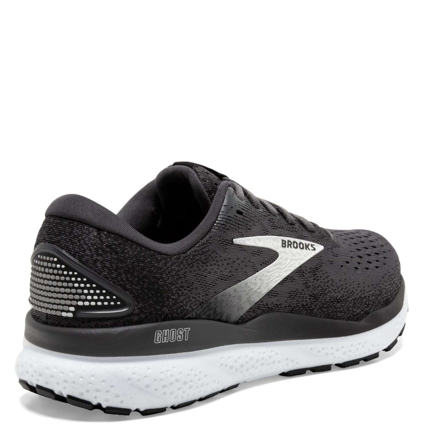 Running*Brooks Men's , Ghost 16 Running Shoe Black/Grey/White