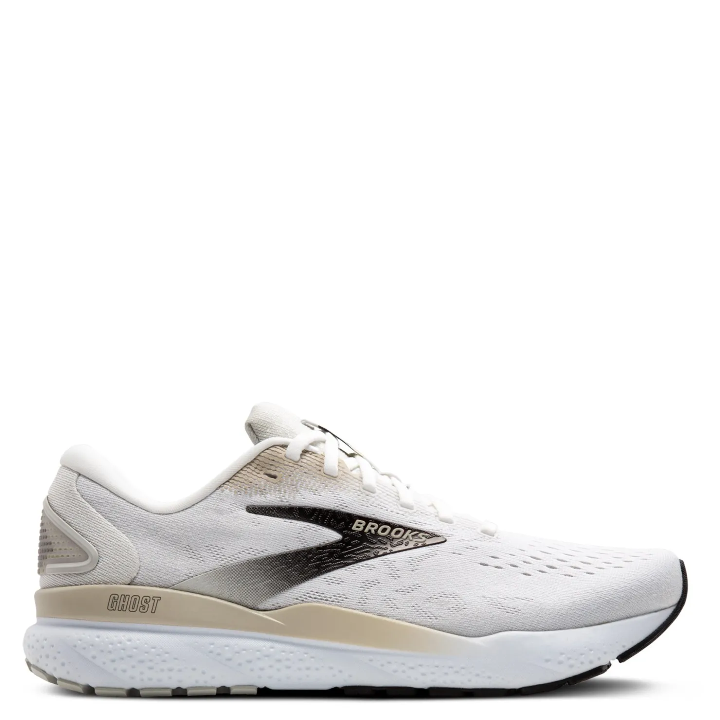 Sneakers & Athletics*Brooks Men's , Ghost 16 Running Shoe White/Pelican/Oyster