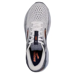 Running*Brooks Men's , Ghost 16 Running Shoe White/Peacoat/Orange