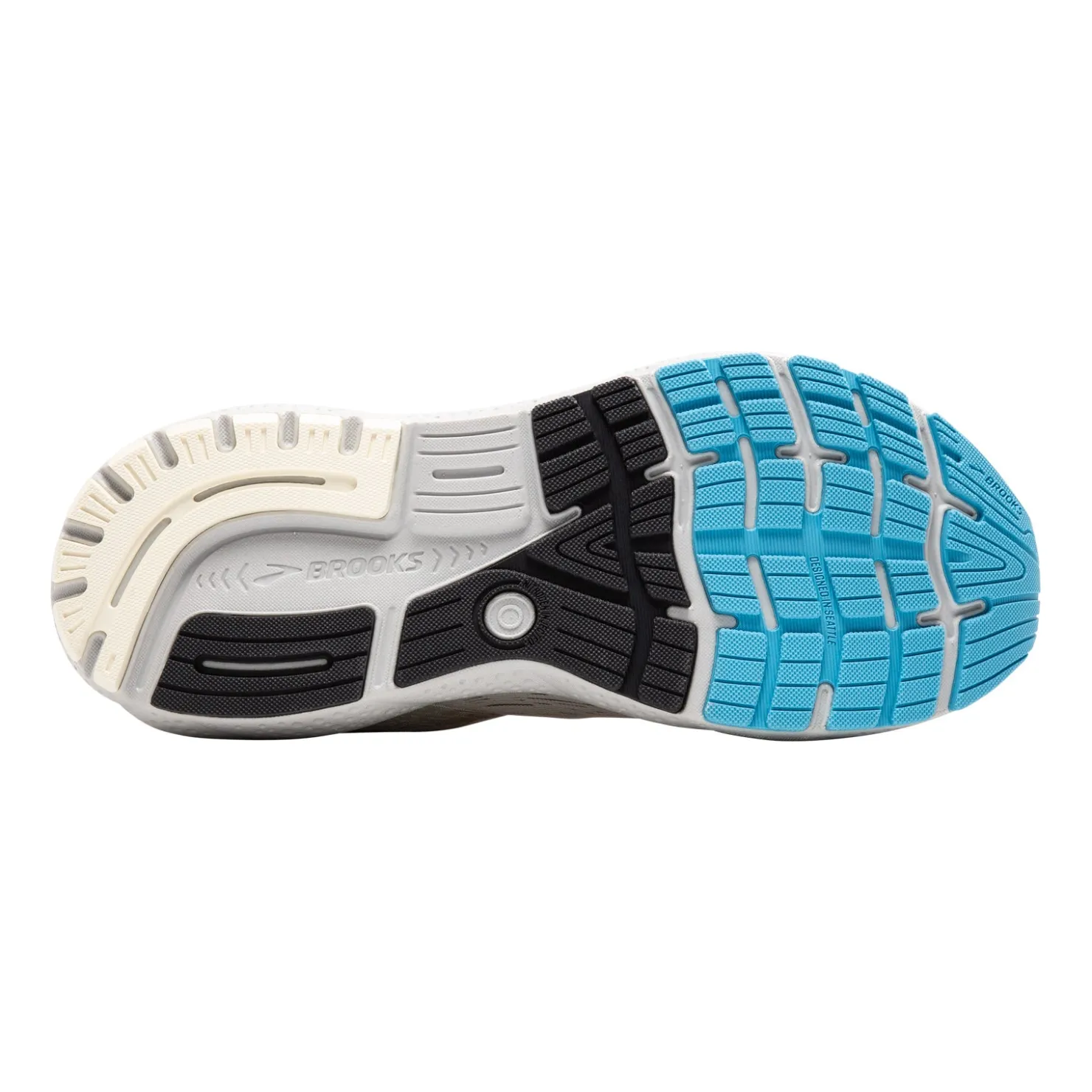 Running*Brooks Men's , Ghost 16 Running Shoe Coconut/Blue/Yellow