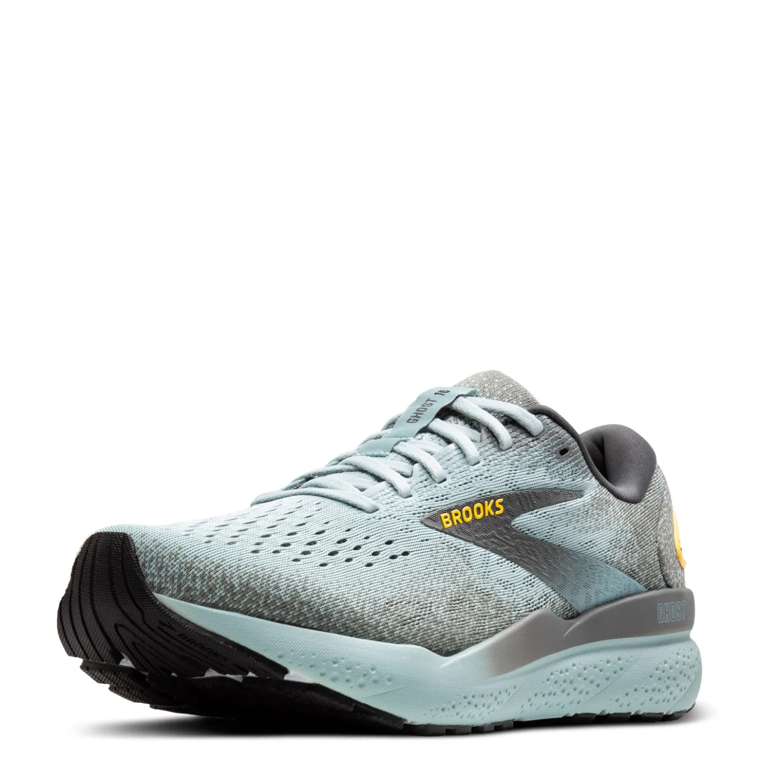 Running*Brooks Men's , Ghost 16 Running Shoe Cloud/Grey/Gold