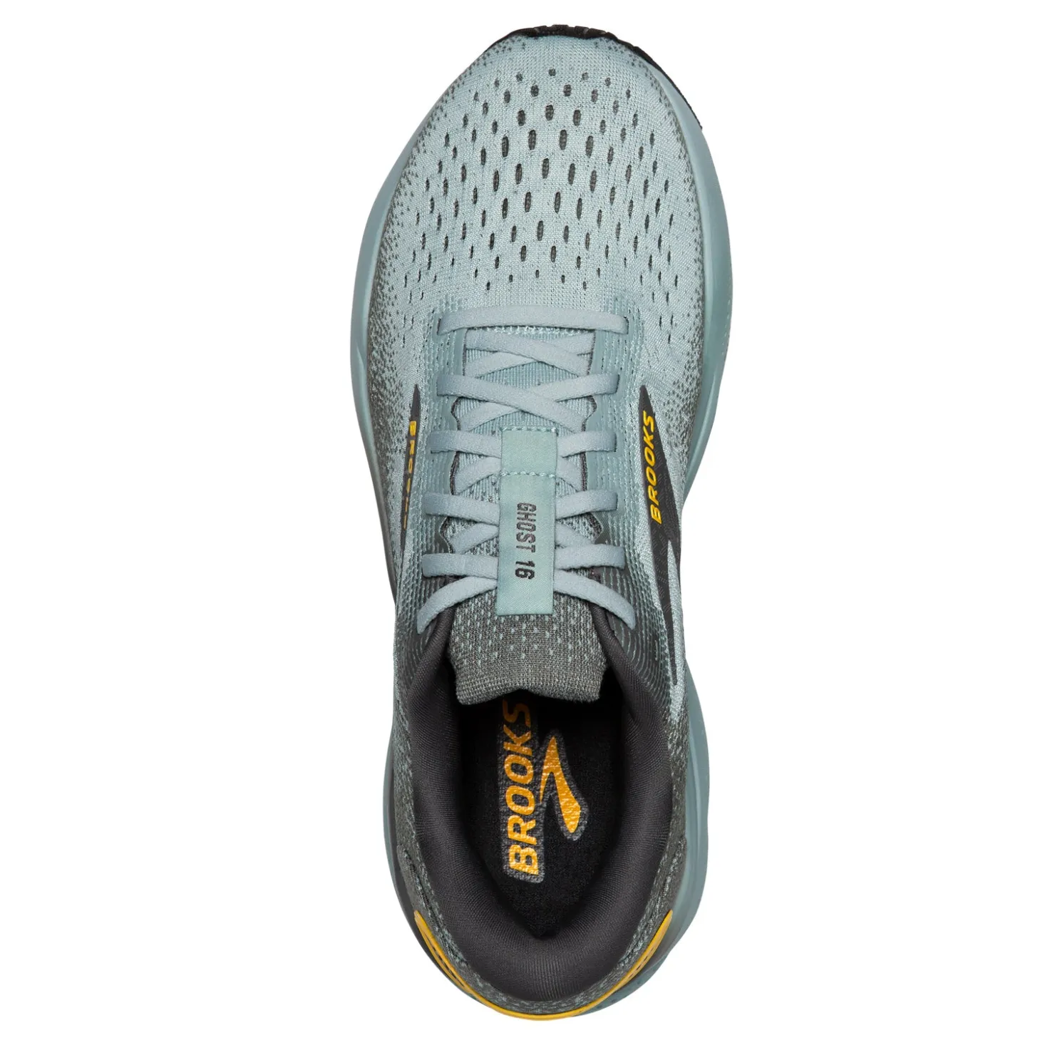 Running*Brooks Men's , Ghost 16 Running Shoe Cloud/Grey/Gold