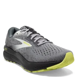 Running*Brooks Men's , Ghost 16 Running Shoe - Wide Width Primer/Grey/Lime