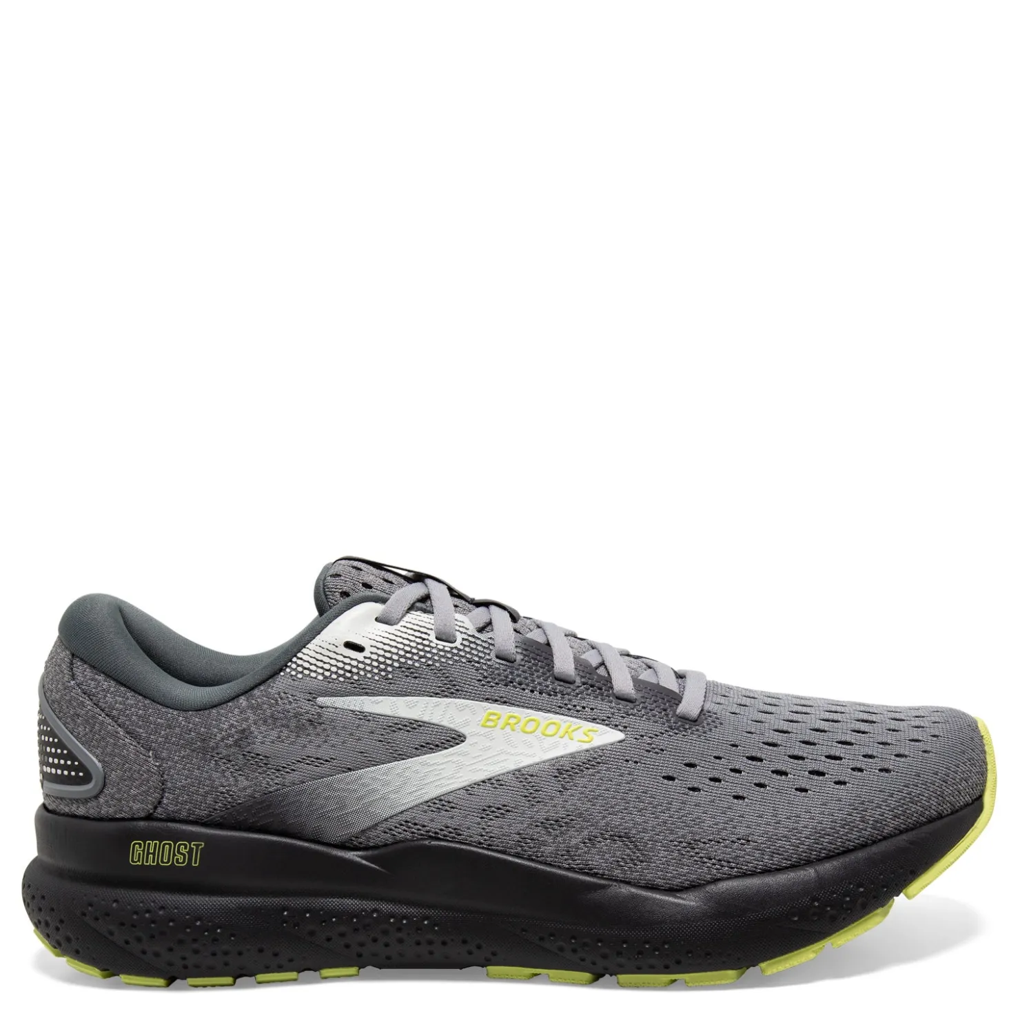 Running*Brooks Men's , Ghost 16 Running Shoe - Wide Width Primer/Grey/Lime