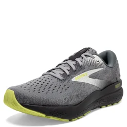 Running*Brooks Men's , Ghost 16 Running Shoe - Wide Width Primer/Grey/Lime