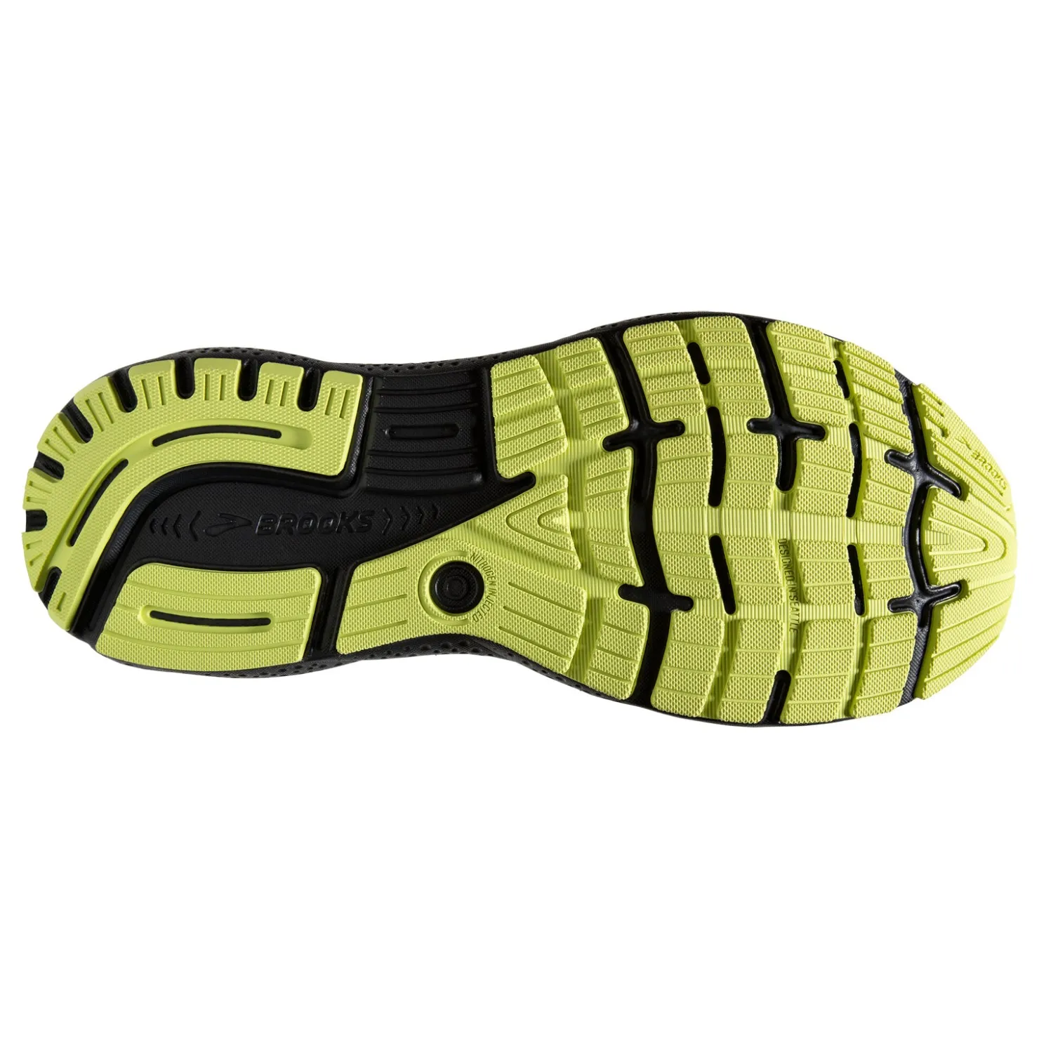 Running*Brooks Men's , Ghost 16 Running Shoe - Wide Width Primer/Grey/Lime