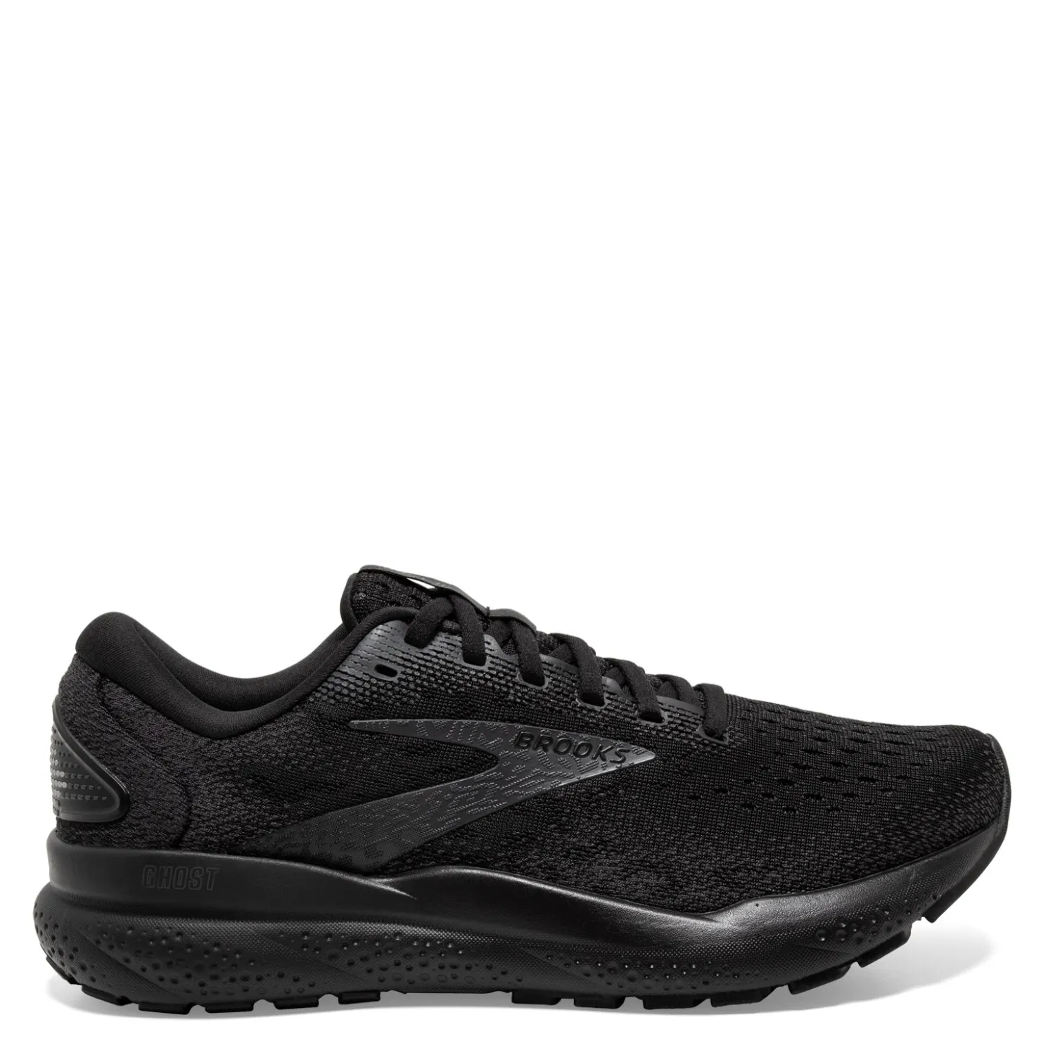 Running*Brooks Men's , Ghost 16 Running Shoe - Extra Wide Width Black/Black