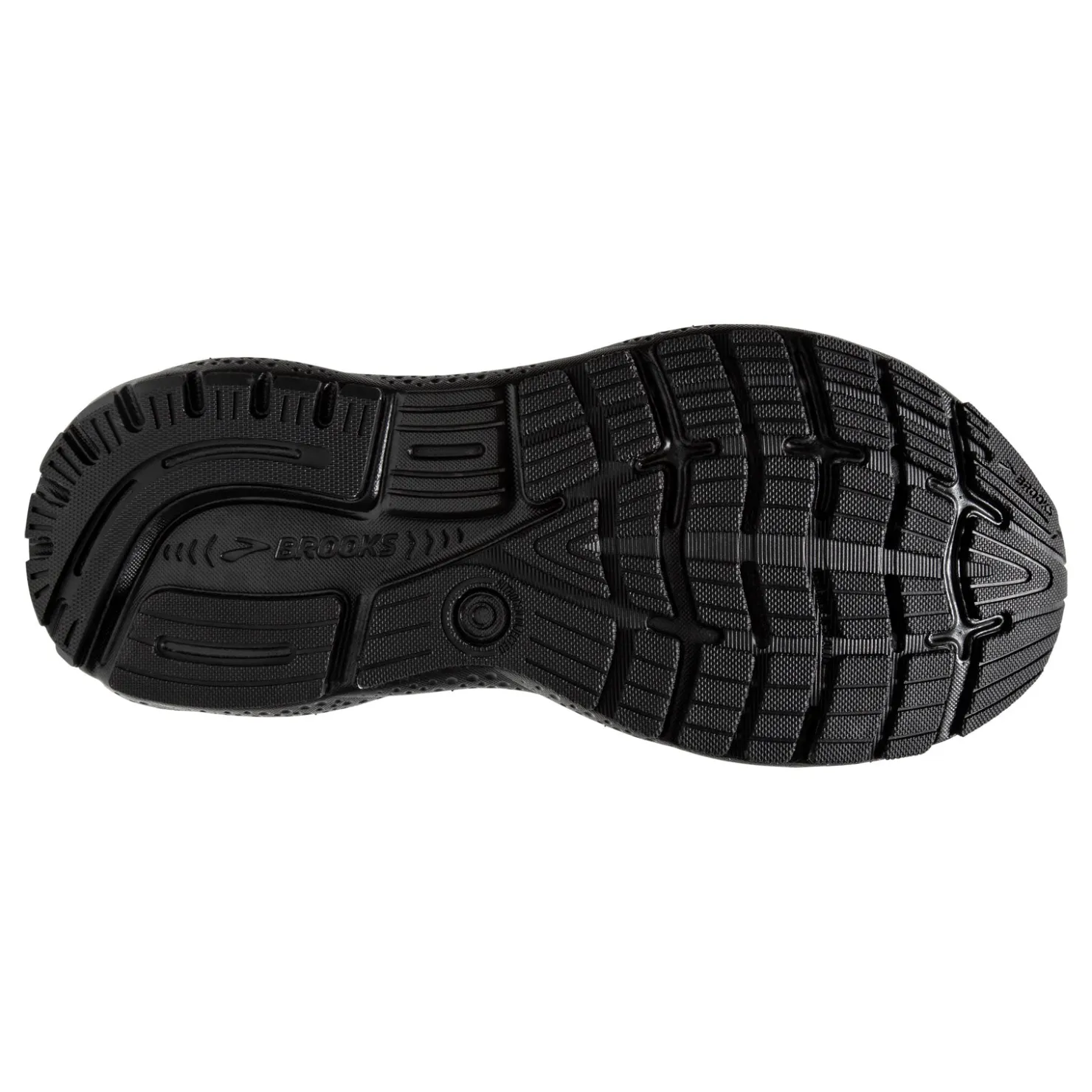 Running*Brooks Men's , Ghost 16 Running Shoe - Extra Wide Width Black/Black