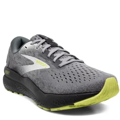 Running*Brooks Men's , Ghost 16 Running Shoe - Extra Wide Width Primer/Grey/Lime