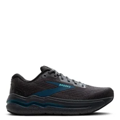 Sneakers & Athletics*Brooks Men's , Ghost Max 2 Running Shoe Ebony/Cockatoo/Blue Sapphire