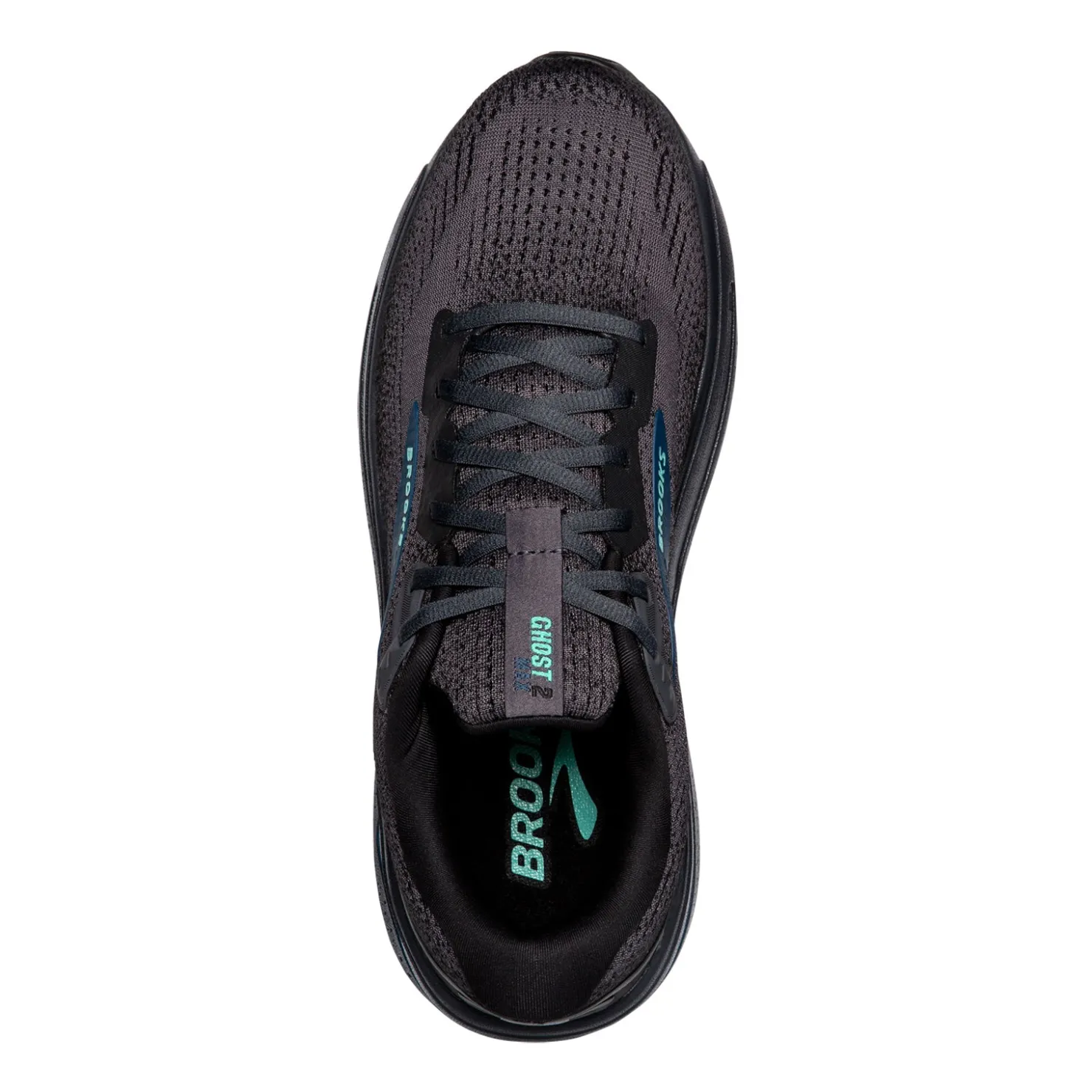 Sneakers & Athletics*Brooks Men's , Ghost Max 2 Running Shoe Ebony/Cockatoo/Blue Sapphire