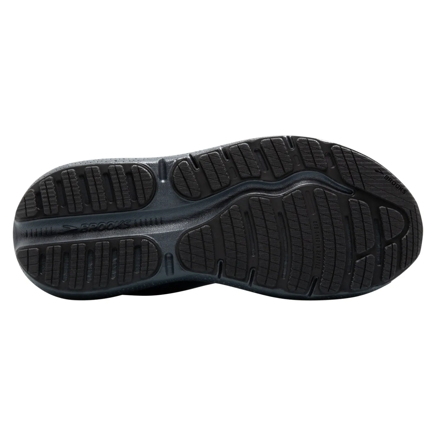 Sneakers & Athletics*Brooks Men's , Ghost Max 2 Running Shoe Ebony/Cockatoo/Blue Sapphire