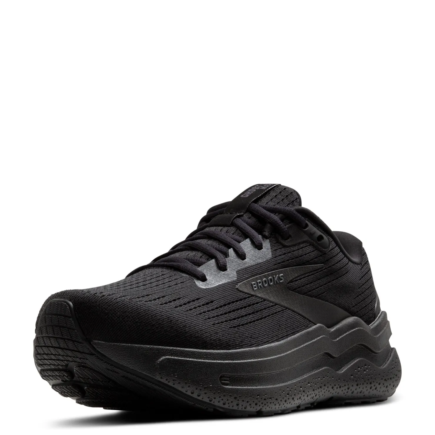 Sneakers & Athletics*Brooks Men's , Ghost Max 2 Running Shoe - Wide Width Black/Black/Ebony