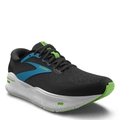 Running*Brooks Men's , Ghost Max Running Shoe - Wide Width Black/Blue