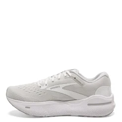 Sneakers & Athletics*Brooks Men's , Ghost Max Running Shoe - Wide Width White/Oyster/Metallic Silver