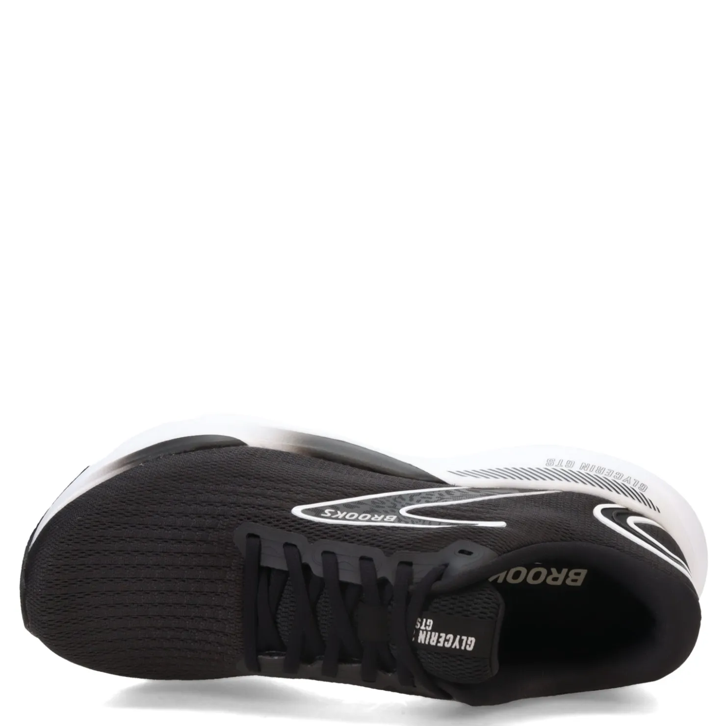 Running*Brooks Men's , Glycerin GTS 21 Running Shoe - Wide Width Black/Grey/White
