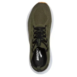 Running*Brooks Men's , Glycerin Stealthfit 21 Running Shoe Green/Black/White