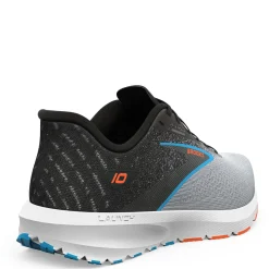 Running*Brooks Men's , Launch 10 Running Shoe Black/Grey/Orange