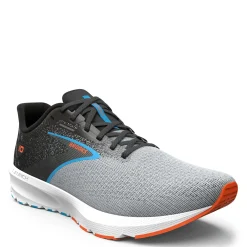 Running*Brooks Men's , Launch 10 Running Shoe - Wide Width Black/Grey/Orange Clown Fish