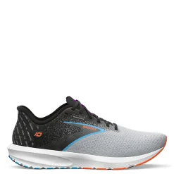 Running*Brooks Men's , Launch 10 Running Shoe - Wide Width Black/Grey/Orange Clown Fish